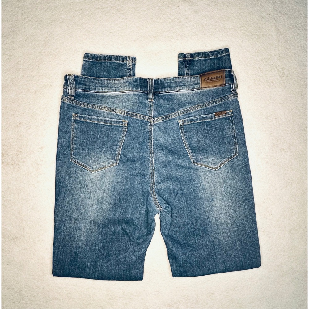 Schöffel‎ Denim Jeans Slim Fit Dark Wash Casual Everyday Women's sz 10 - Picture 4 of 10
